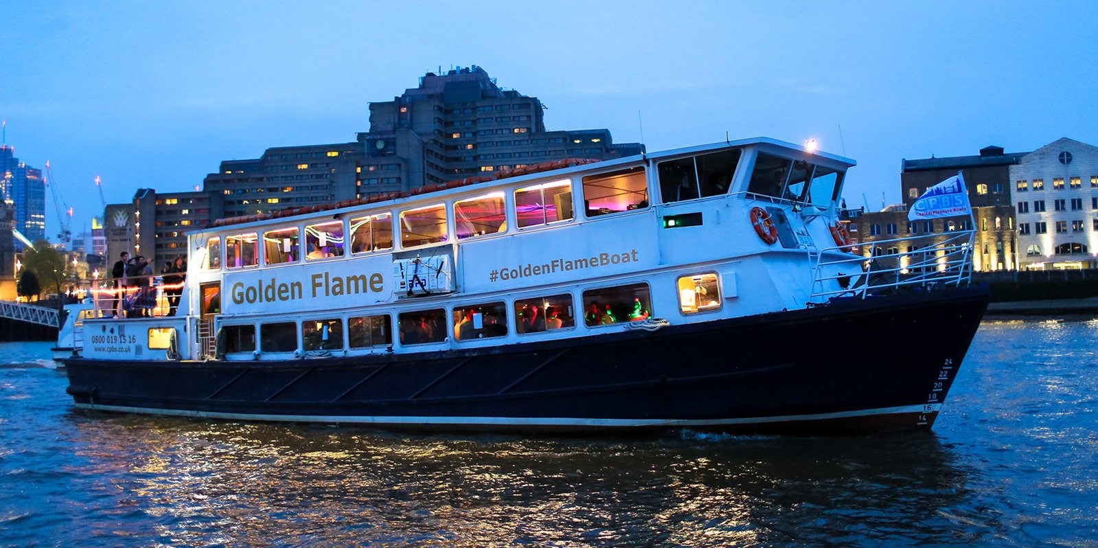A typical London Thames Party Boat